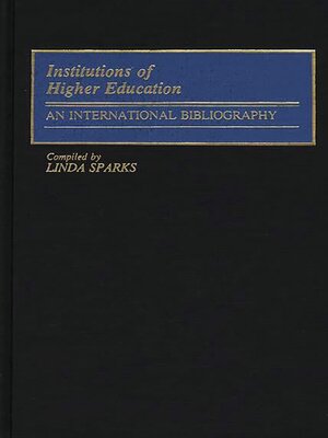 cover image of Institutions of Higher Education